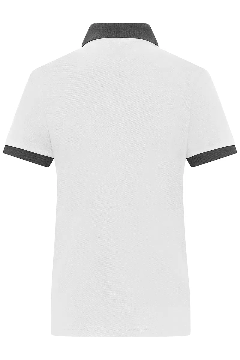 James & Nicholson Damen Polo - Klassisches Polo mit kontrastfarbigem Kragen und Armbündchen in Piqué-Qualität