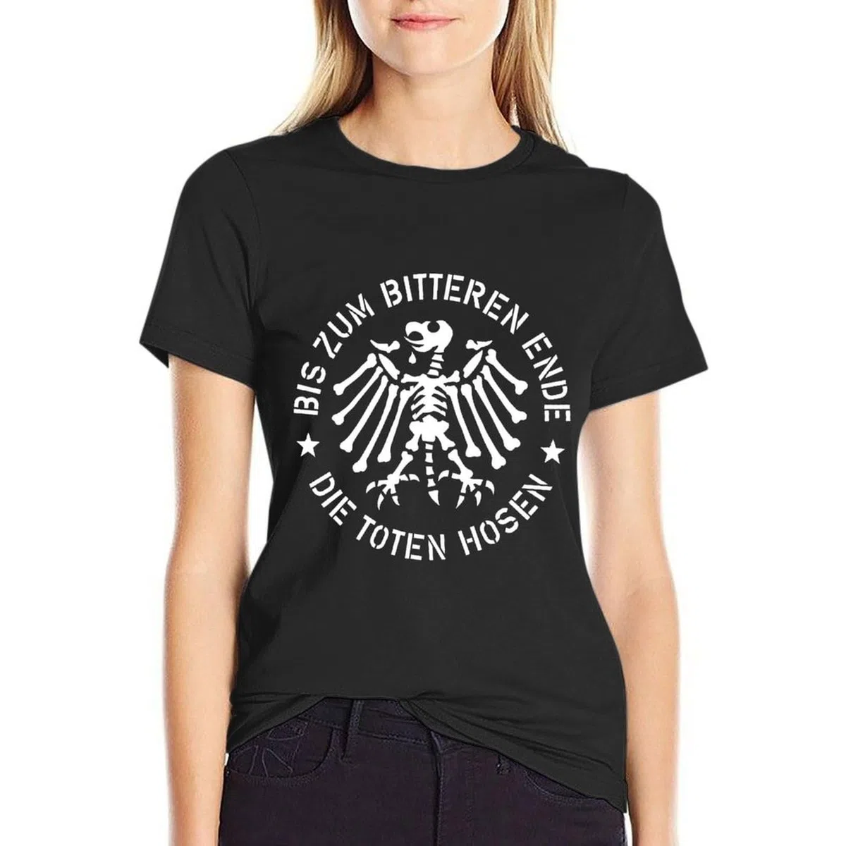 Die T-Shirts aus Baumwolle Toten for Damen Hosen Rundhals Kurzarm Basic Konzert Tshirt Vintage Casual Slim Fit Sommer Tee Shirts für Frauen Teenager-Mädchen Fan Merch Geschenke