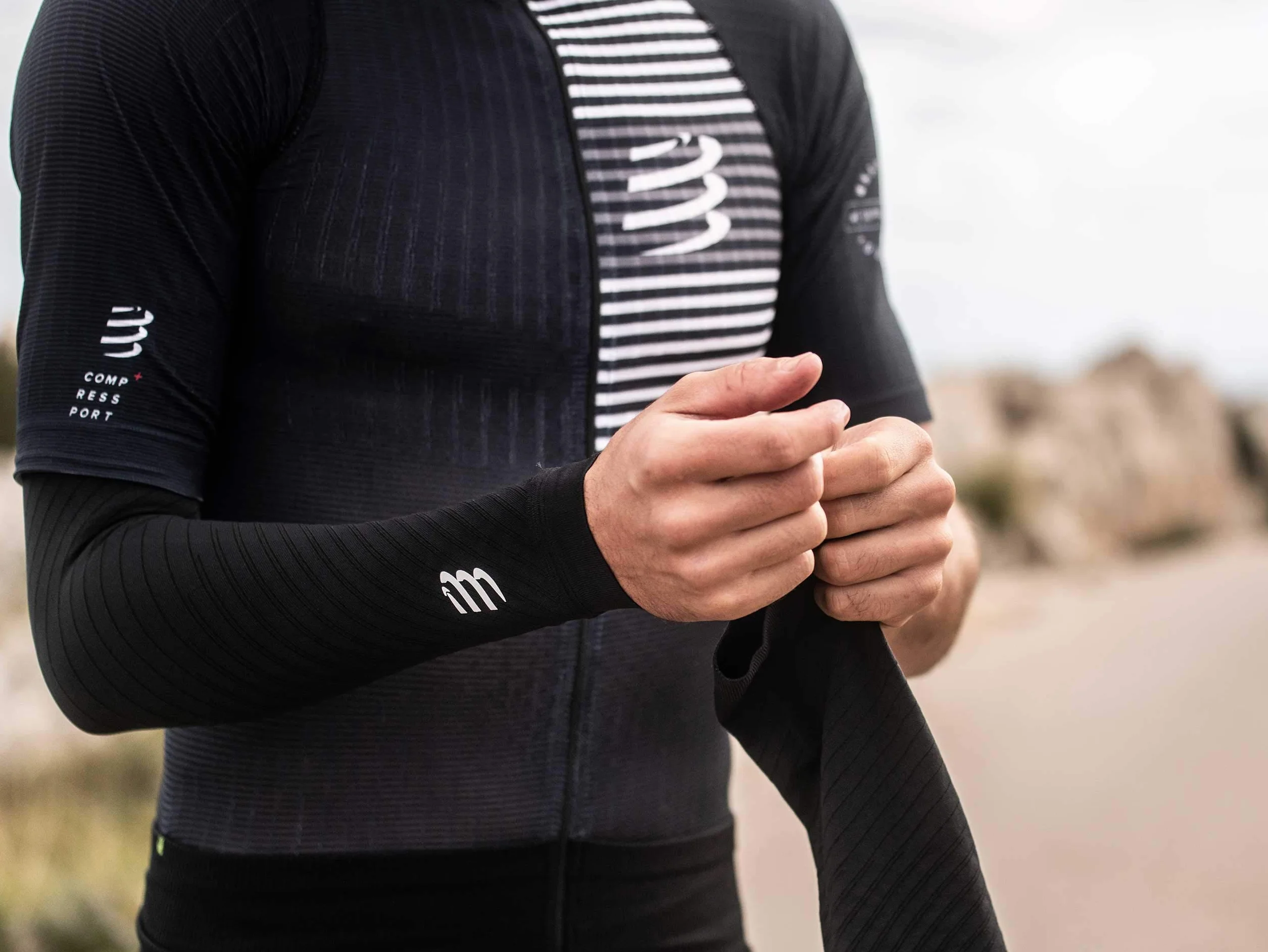 Compressport - Kompressionsärmel - ArmForce Ultralight - Muskulärschutz, Leistung und Erholung für Sportarten - Laufen, Radfahren, Trail und Triathlon