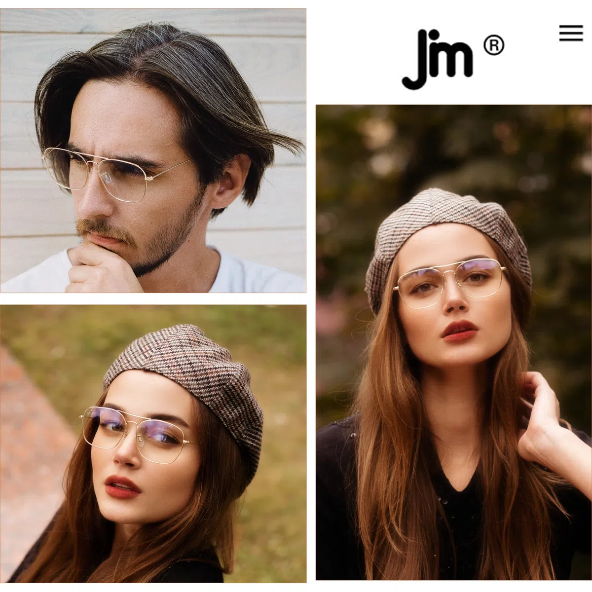JM Flieger Blaues Licht blockiert Computer Brillen, Platz Augenschutz Video Eyeglasses Anti Blendung Damen Herren