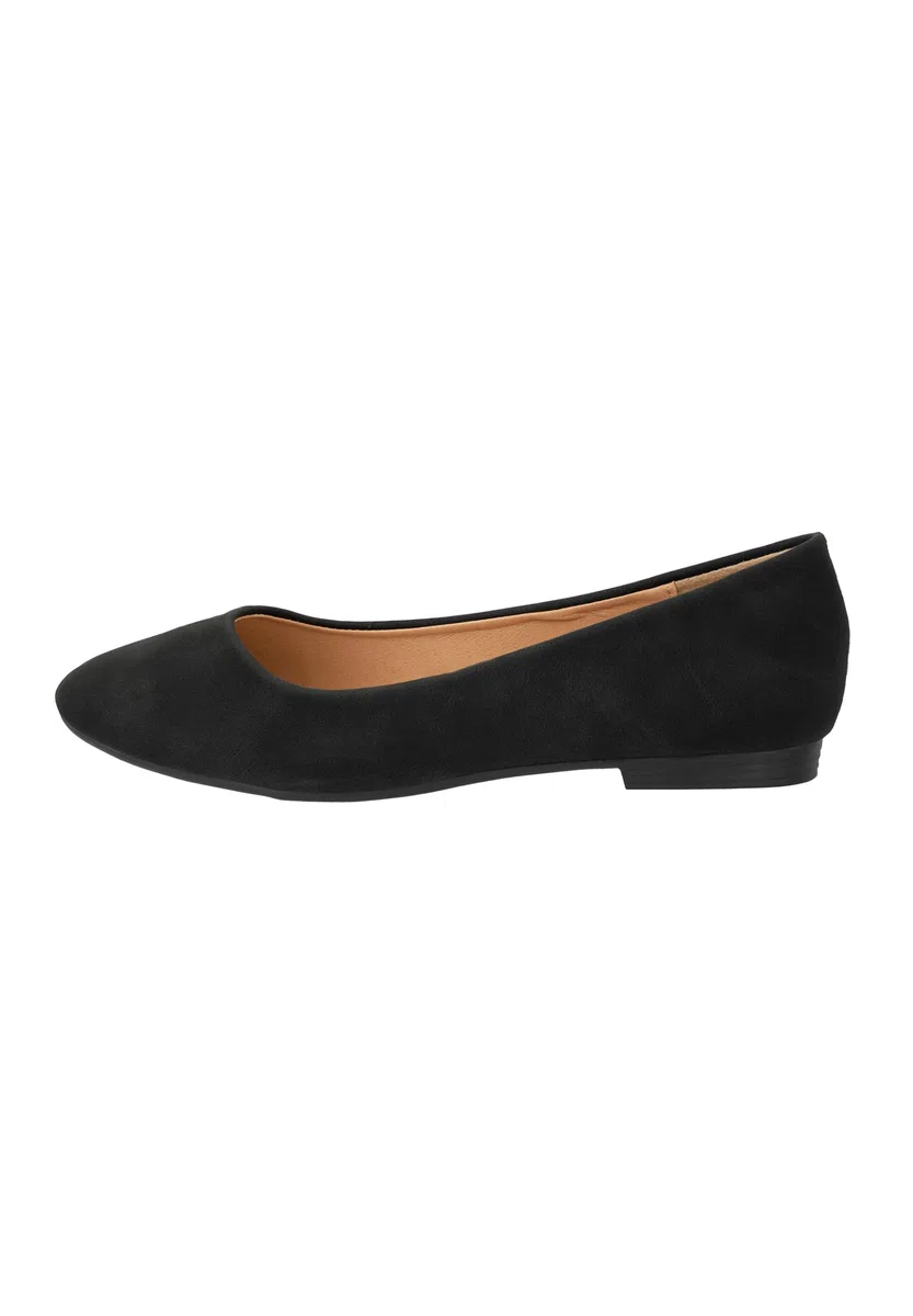 Elara Damen Ballerina Bequeme Slip Ons Flach Chunkyrayan