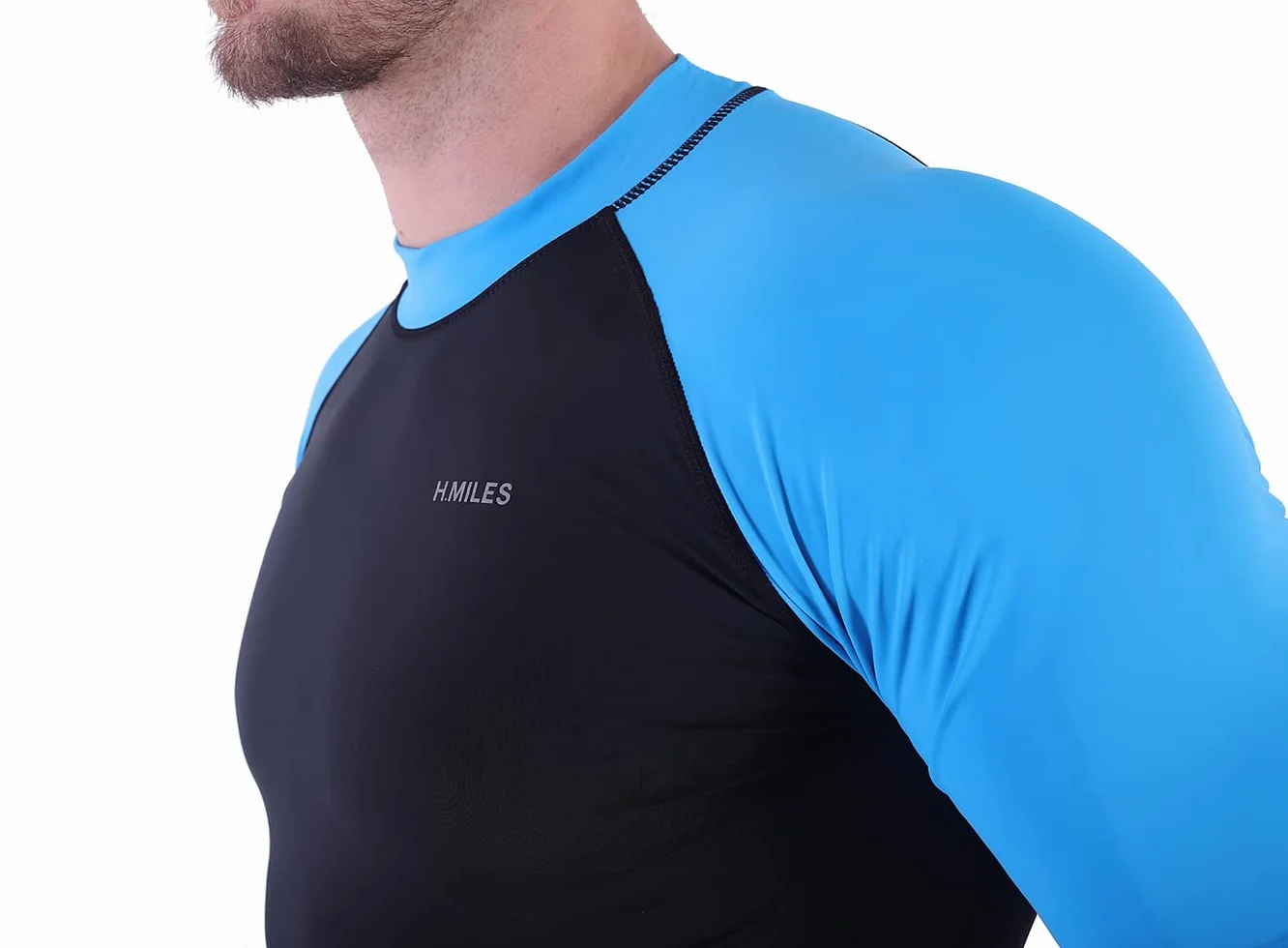 Herren Rash Vest Rashguard Kurzarm schwarz Schnorcheln Schwimmen Surfen Tops Tauchen Anzug UV Schutz Beach T-Shirt Shortsleeve