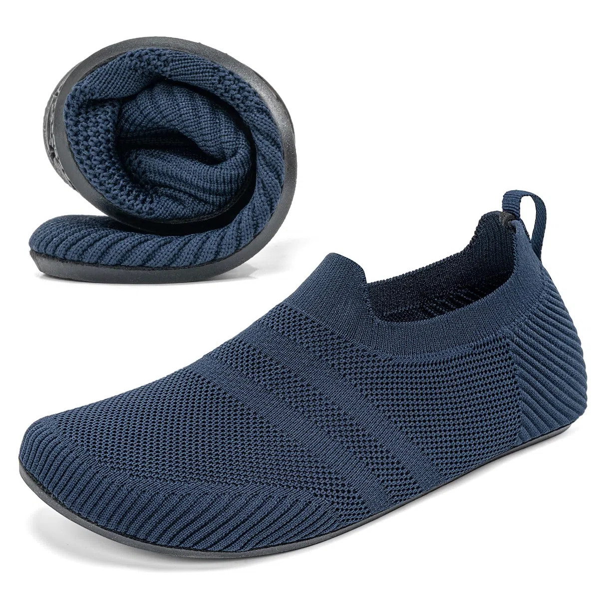 KOWAYI Hausschuhe Herren Haussocken Damen Leichte Geschlossene Hüttenschuhe Atmungsaktive Slipper Cozy Pantoffeln Unisex Barfußschuhe