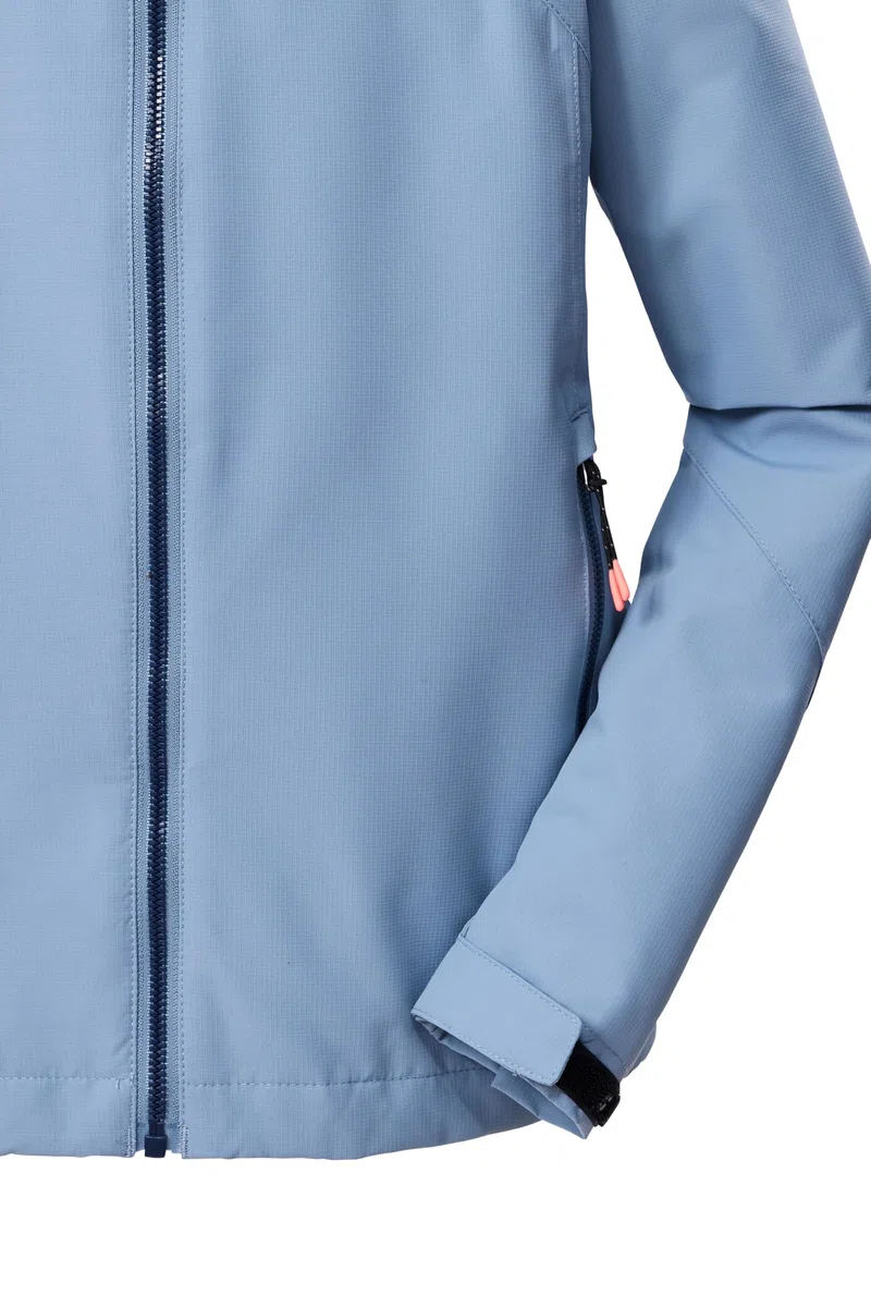 Killtec Mädchen Kos 157 Grls Jckt Funktionsjacke/Outdoorjacke wasserdicht mit Kapuze