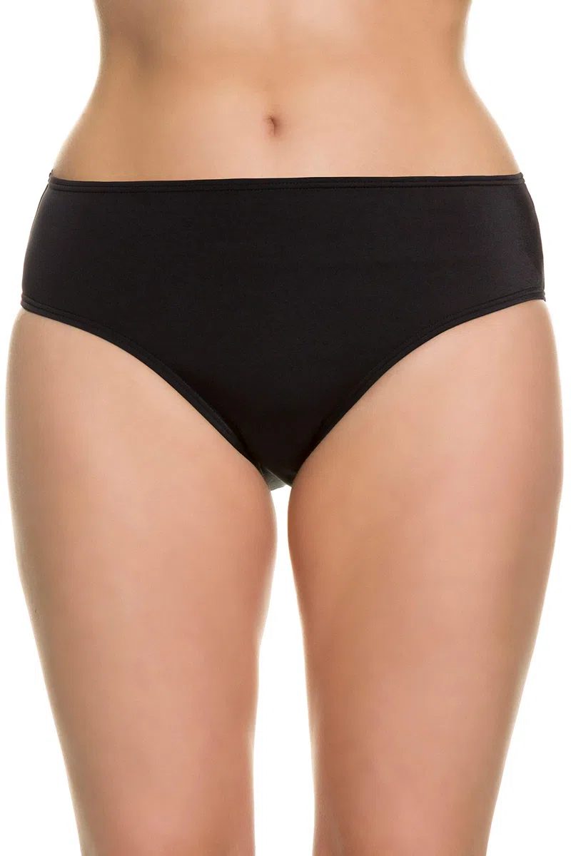 Ulla Popken Damen große Größen Übergrößen Plus Size Bikini Slip, vielseitig kombinierbar, UPF 20+ 691798