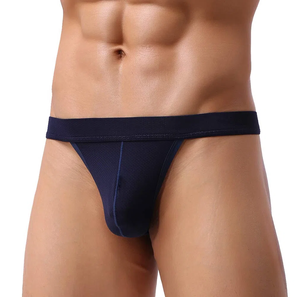 Summer Code Herren Low Rise Mesh Slips String Sexy Tanga Unterwäsche