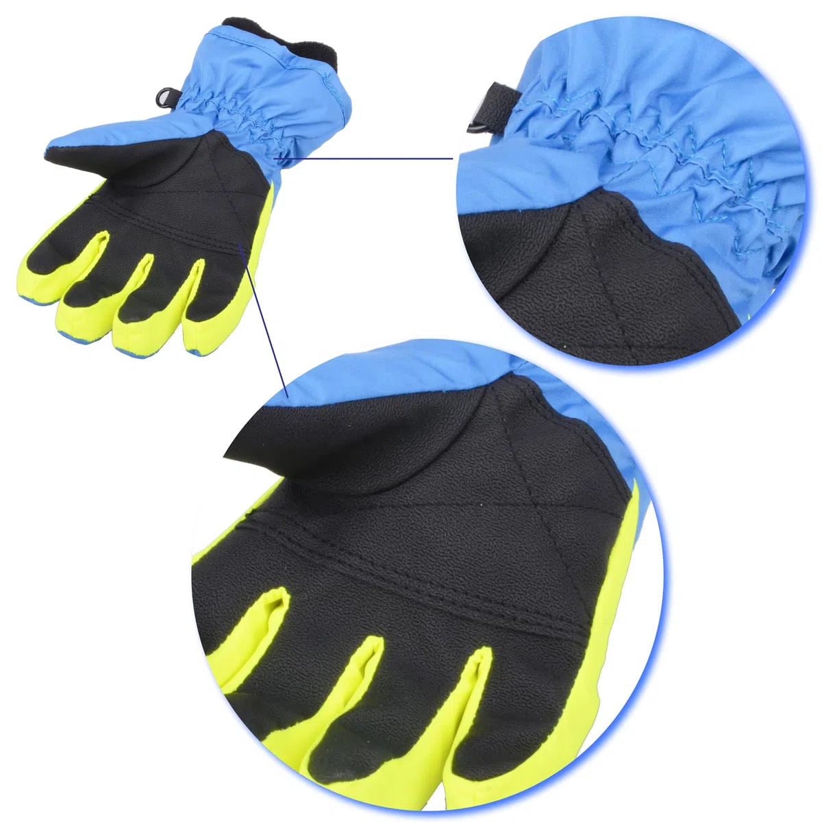 TRIWONDER Thermal Fleece Skihandschuhe Snowboard Handschuhe Warme Winterhandschuhe für Kinder