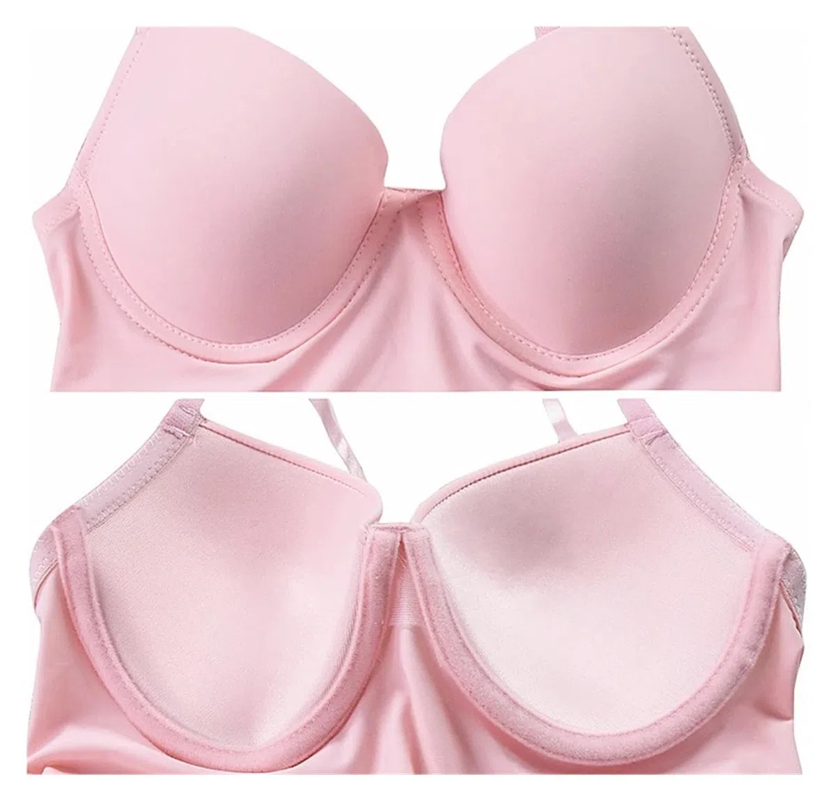 Shapewear Kleid Volle Länge Control Slips Frauen Shapewear Unterwäsche Kleid Mit Bügel Cup Body Shapers Schwarz Beige