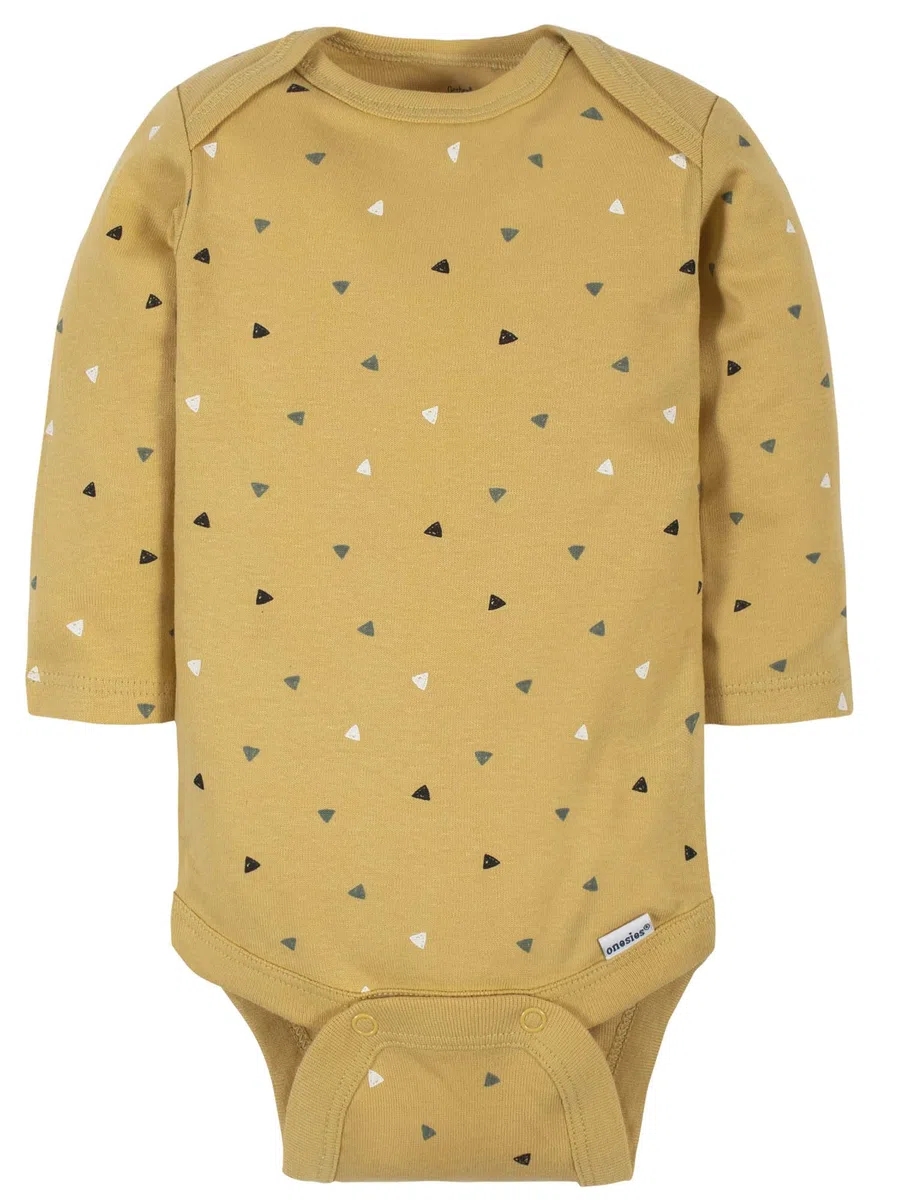 Gerber Baby - Jungen 6-pack Long-sleeve Onesies Bodysuit Baby- und Kleinkind-T-Shirt-Set (6er Pack)
