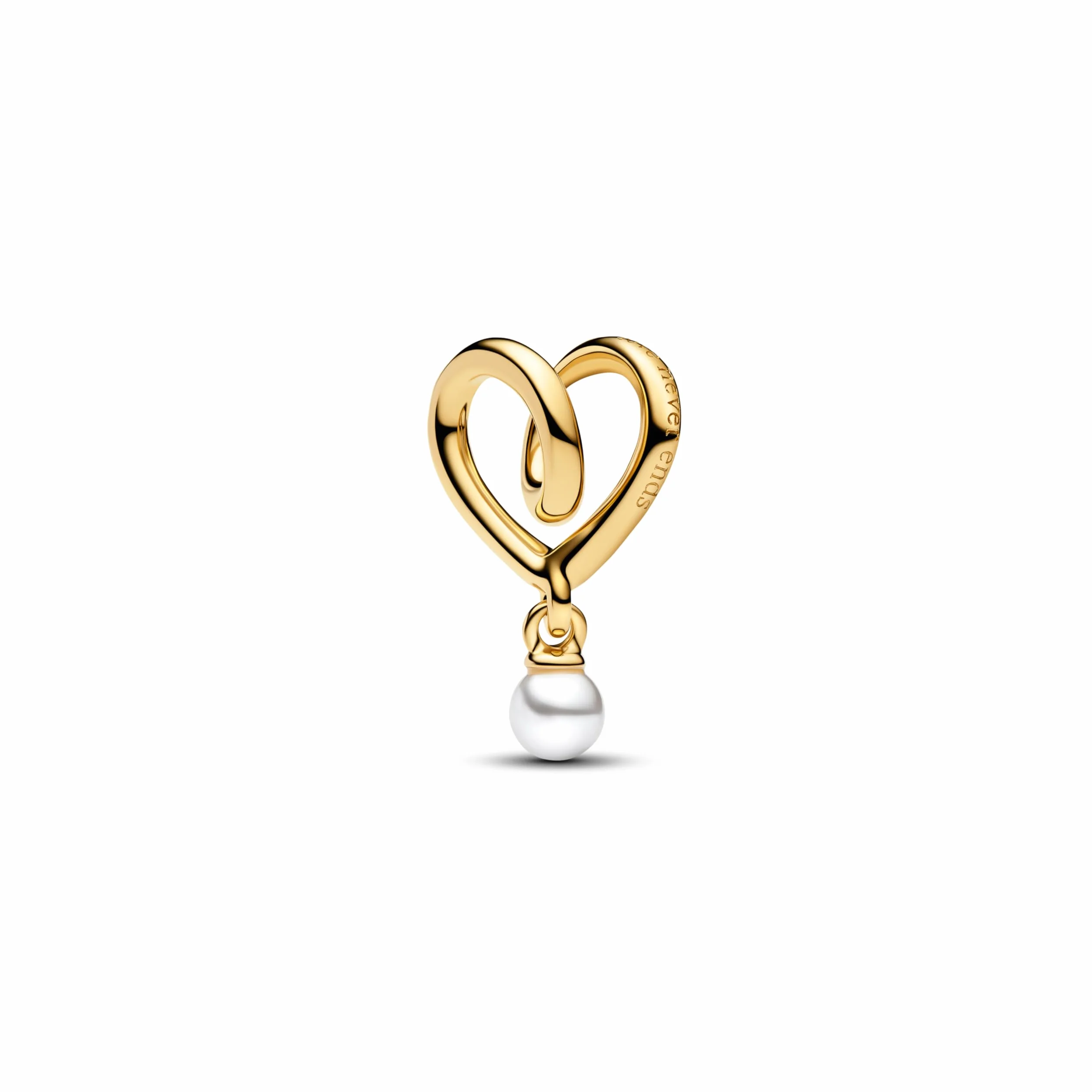 PANDORA Eingehülltes Herz Charm 764138C01 Anhänger