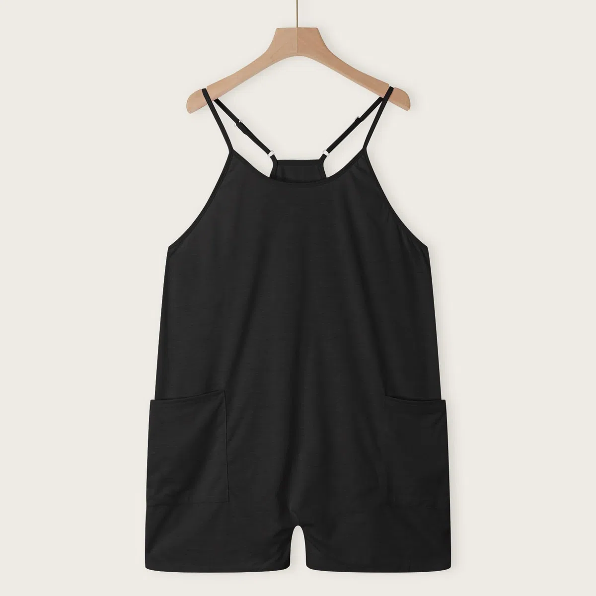 Jumpsuit Umstands Damen Sommer Locker Nursing Overall Ärmelloser Spaghettiträger Mutterschaft Playsuit Baggy Latzhosen Hohe Taille Stillstrampler Strand Boho Schwangere Romper Umstandsstrampler Shorts