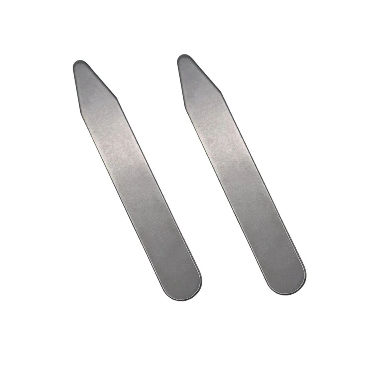 6 Stück Kragenstäbchen Hemdkragen Verstärker Metall Edelstahl Magnetisch Stabil Abgerundet für Anzugträger Offizielle Termine, 70 mm x 10 mm x 0,8 mm