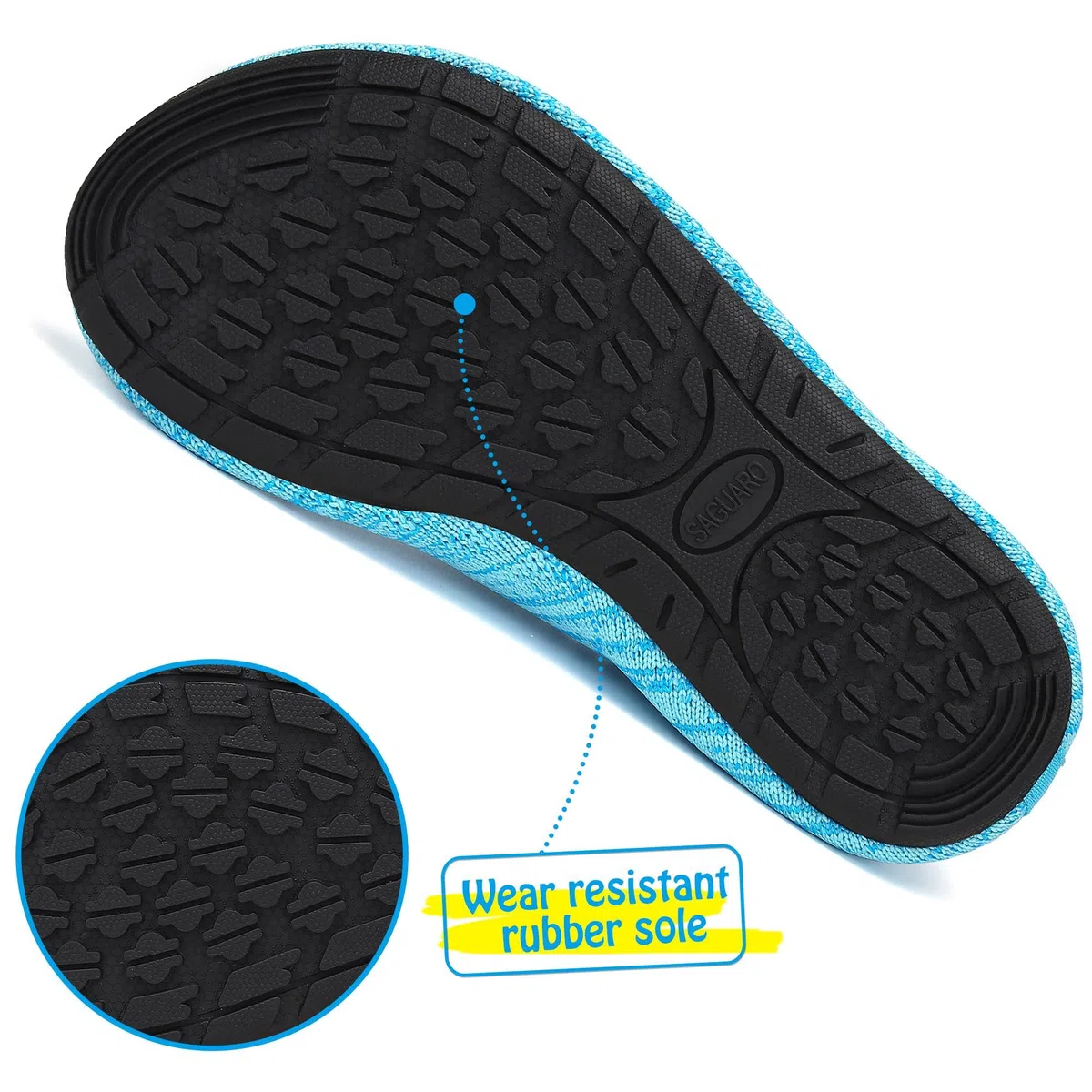 SAGUARO Hausschuhe Kinder Leichte Rutschfeste Indoor Pantoffeln für Jungen Mädchen Gr.18-37