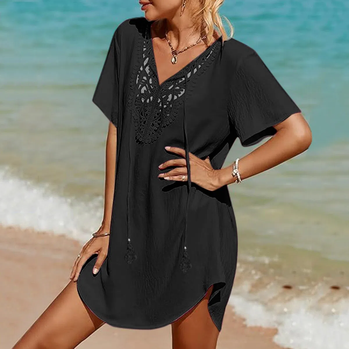 Generisch Damen Bauchweg Tankini Tankini Damen Bauchweg Badeanzug Muschelbesatz Oberteile Push Up Badeanzug Vintage Große Cups Bikini Bademode