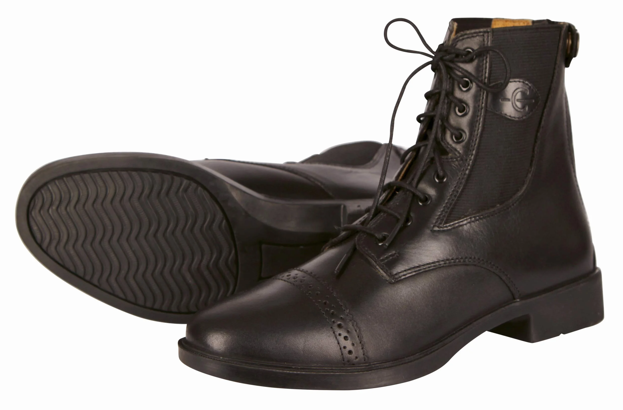 Kerbl Schnürstiefelette Monaco Glattleder Unisex-Erwachsene Reitsportschuhe