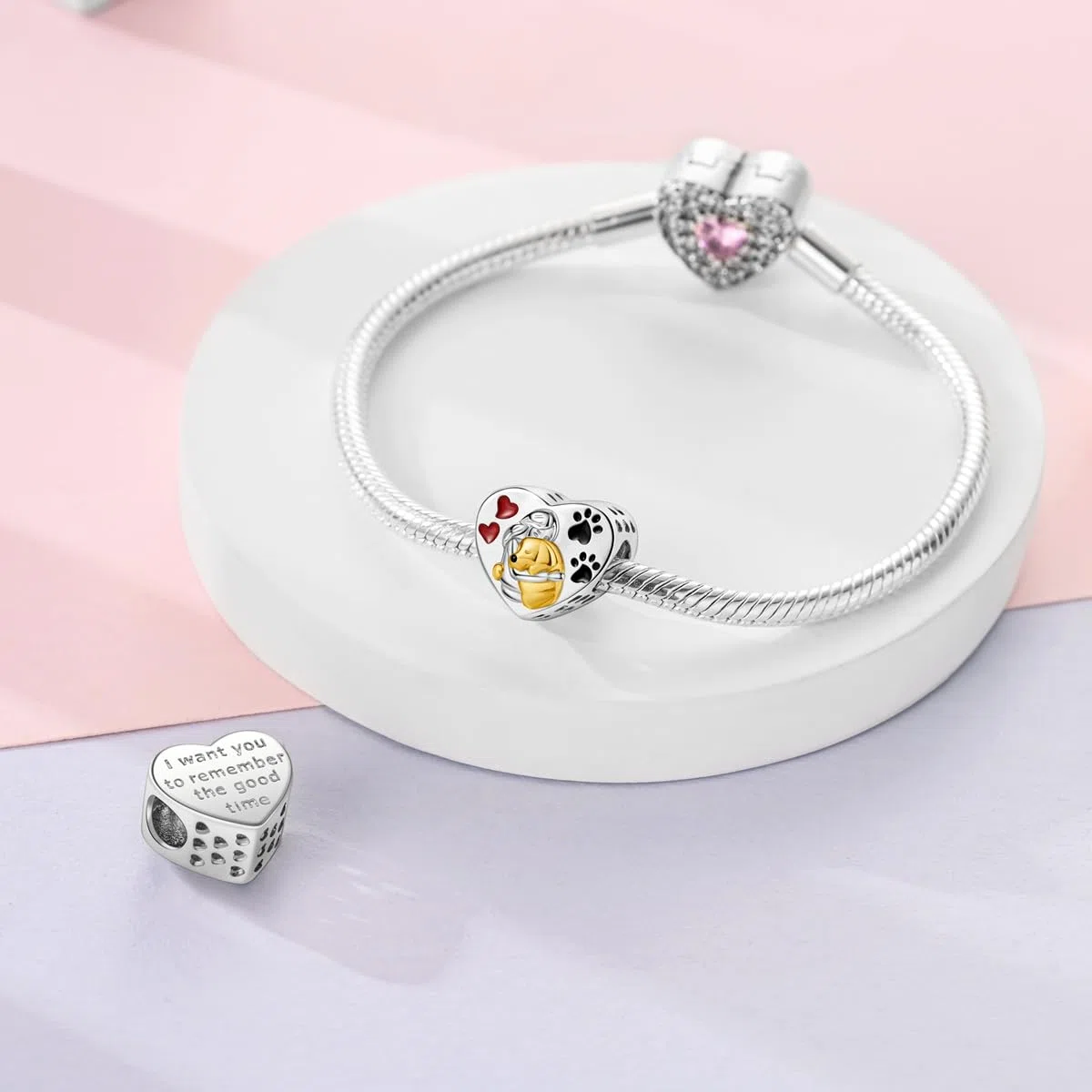 NARMO 925 Sterling Silber Anhängerarmbänder Schmetterling Anhänger für Frauen