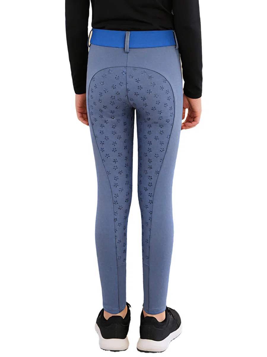 Mädchen Reithosen Leggings Kinder Lang Pferdeausbildung Strumpfhosen Entspanntes Trailreiten Übung Workout Reitunterteile