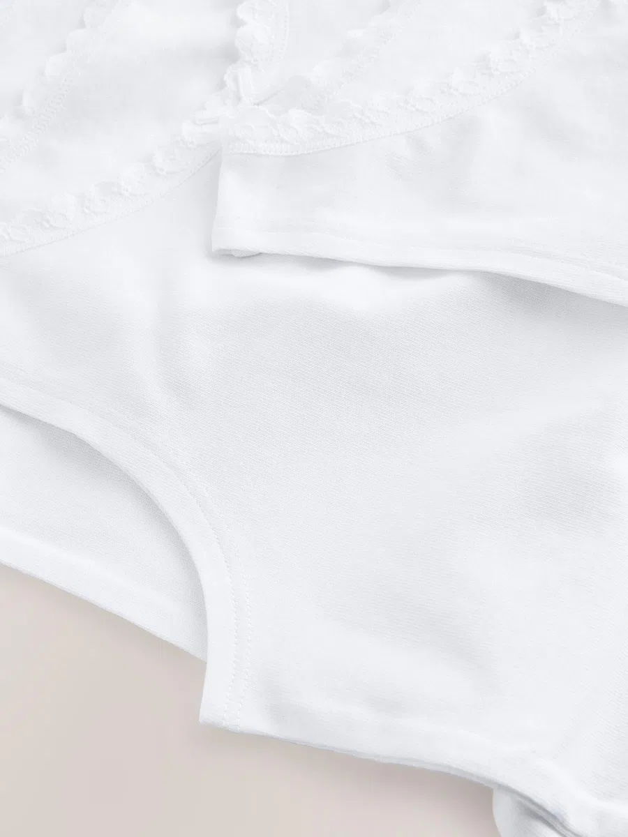 NEXT Mädchen Trägertops mit Spitze, 5er-Pack