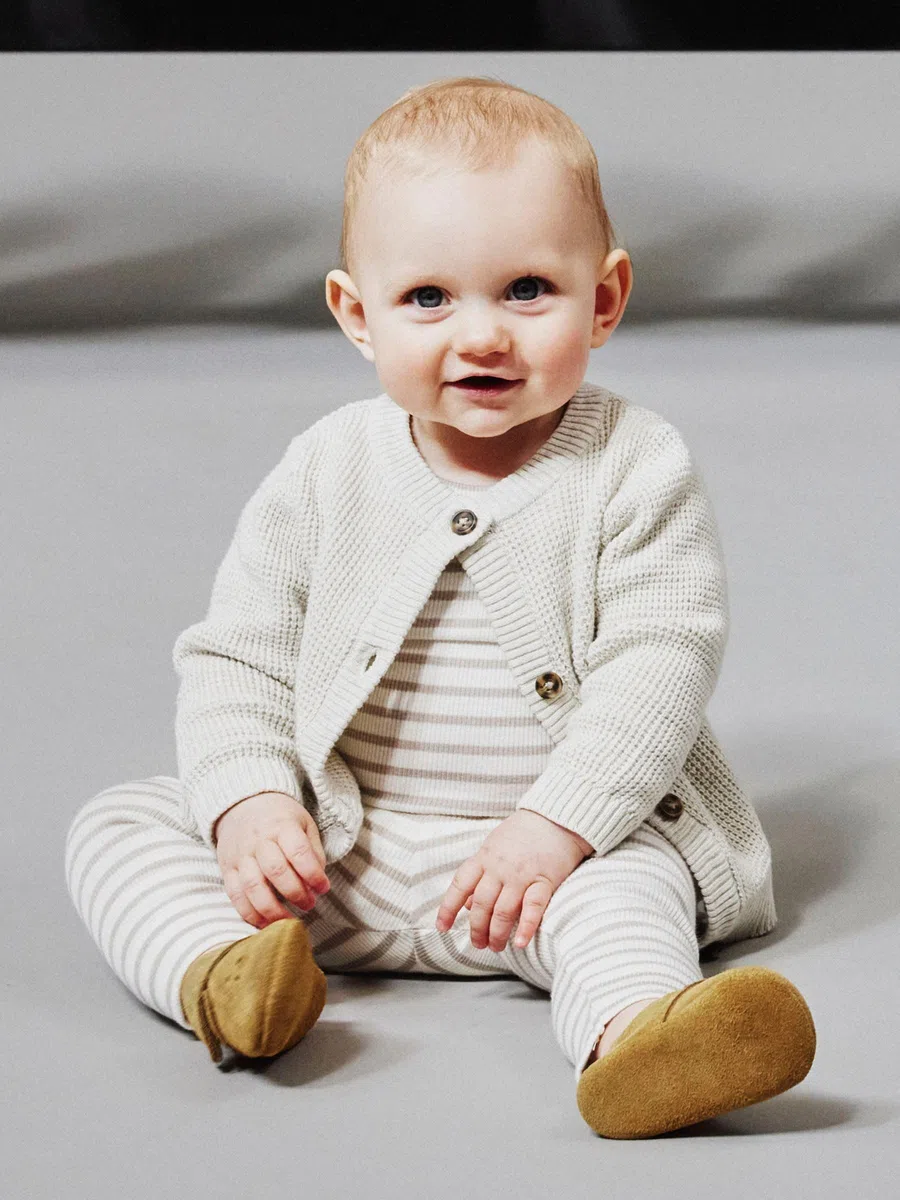 NAME IT Child Strickjacke Waffelstrick | Knitted Cardigan