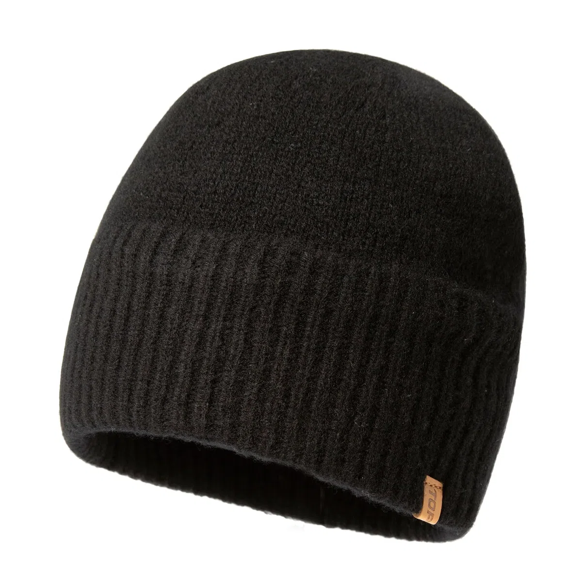 TOP-EX XL/XXL 100% Merinowolle Beanie Mütze, Wintermuetze Wollmütze Herren Damen, Strickmuetze Fisherman Beanie Trawler Mütze Warme Fleece Futter