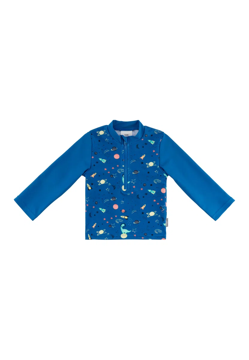 Sterntaler Jungen Badeshirt Langarm Weltraum Schwimmshirt-Set