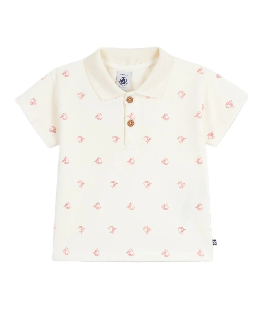 Petit Bateau Cesar_H25 Vêtements Jour, Milk/Pompei, 12 Mois Bébé