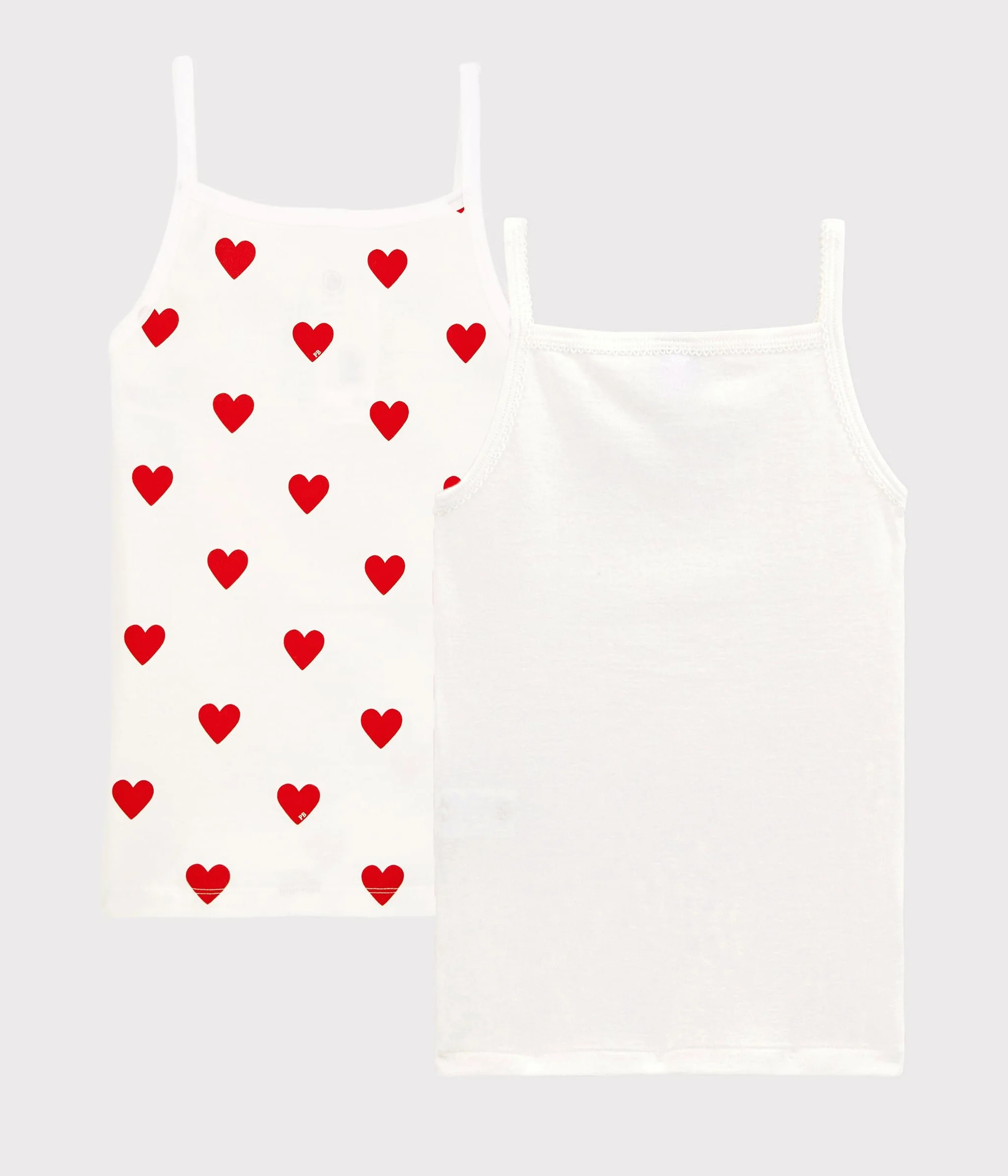 Petit Bateau Mädchen A00fq Hemden aufhängen (2er Pack)