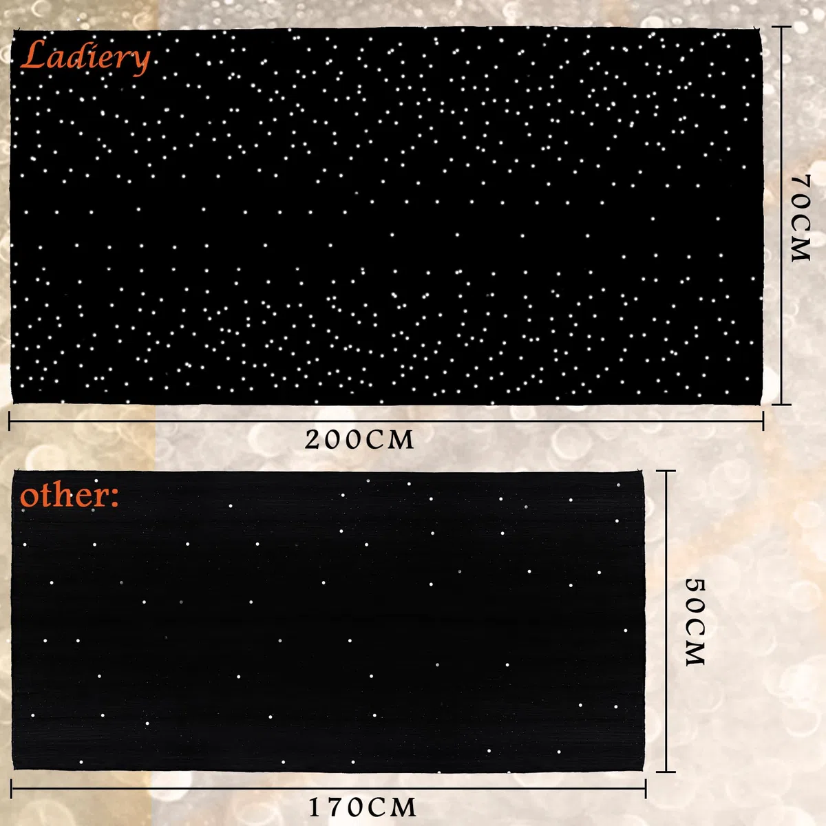Ladiery Schal und Wraps für Abendkleider, Weicher Schiere Chiffon Funkelnden Strass Hochzeitschal formelle Schal Wraps für Frauen