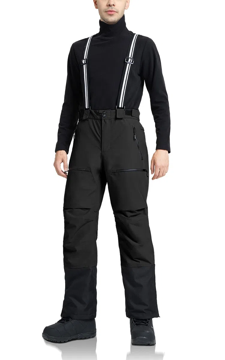 Pioneer Camp Herren Skihose Gefüttert mit Hosenträger Schneehose Snowboardhose