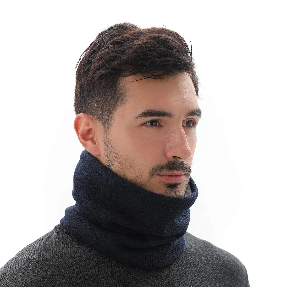 NovForth Winter Halsschlauch Herren Ski, Halswärmer Halstuch Männer Gesichtsschal Damen, Fleece Schal Schlauchtuch für Herren Gamaschenmaske, Winddichte Kreisschlaufenschals