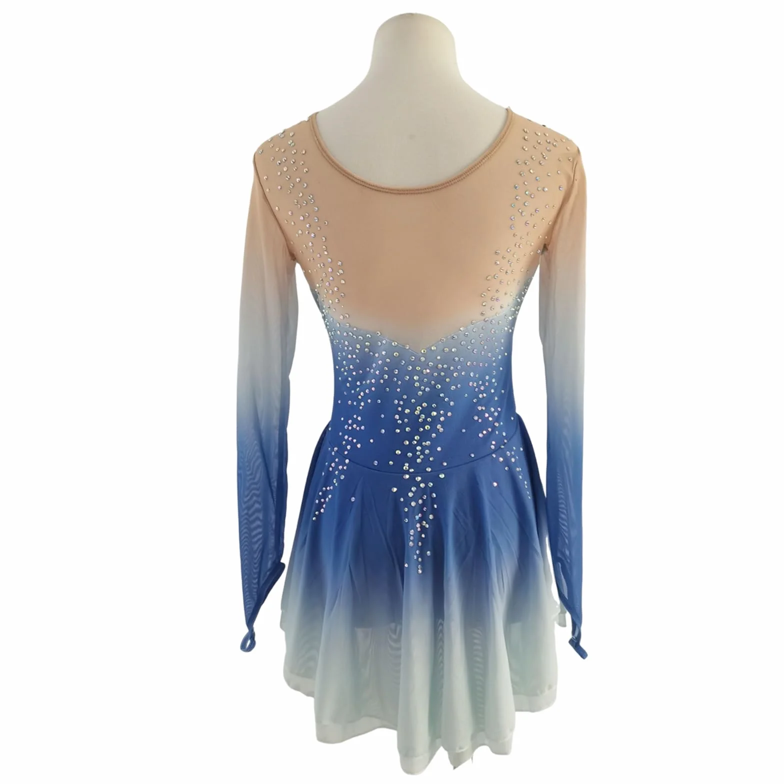 LIUHUO Eiskunstlauf-Kleid für Mädchen, Wettkampf-Performance, Kinder und Erwachsene, acht Farbverläufe