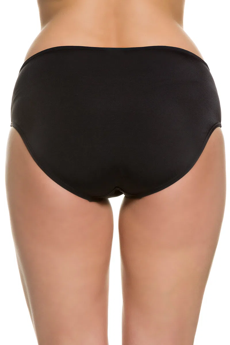 Ulla Popken Damen große Größen Übergrößen Plus Size Bikini Slip, vielseitig kombinierbar, UPF 20+ 691798
