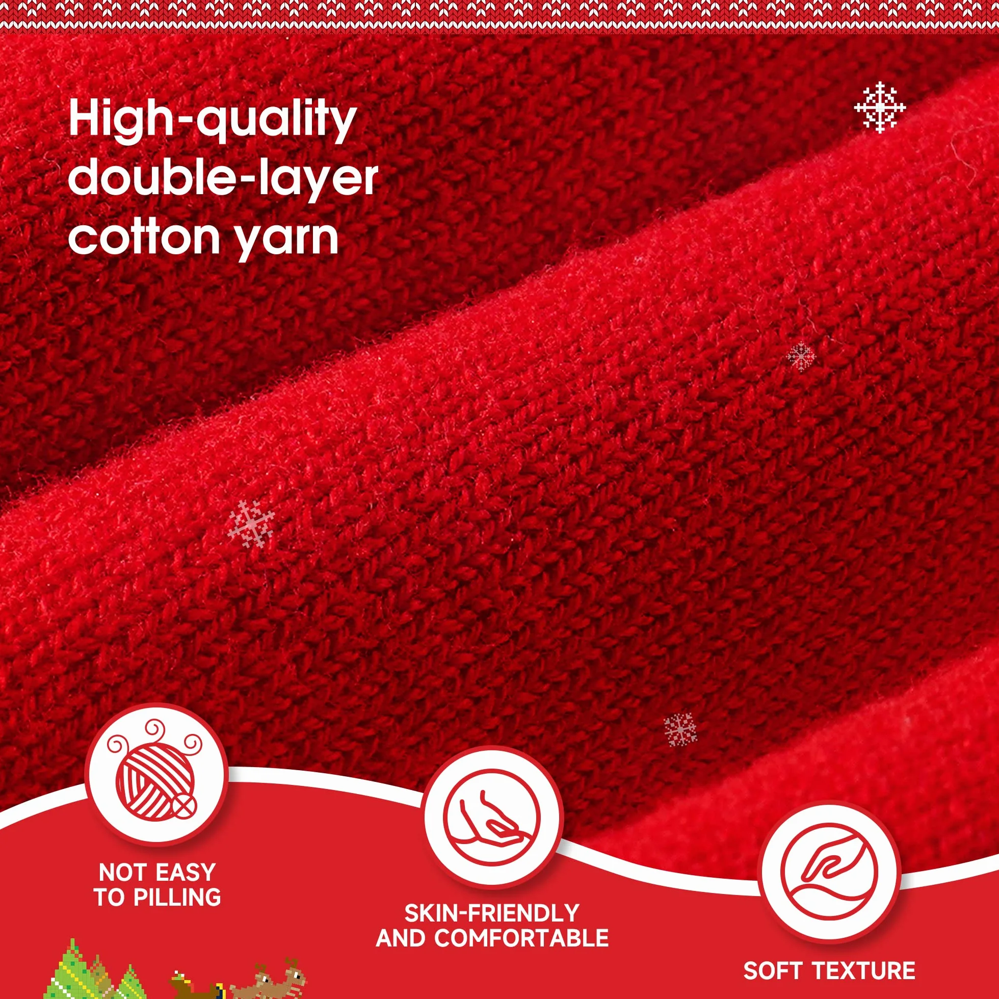 Kinder Rundhals Christmas Sweater Jungen Weihnachtspullover Strickjacken Gestrickt Strickpullover Herbst Winter Langarm Sweater Pullis