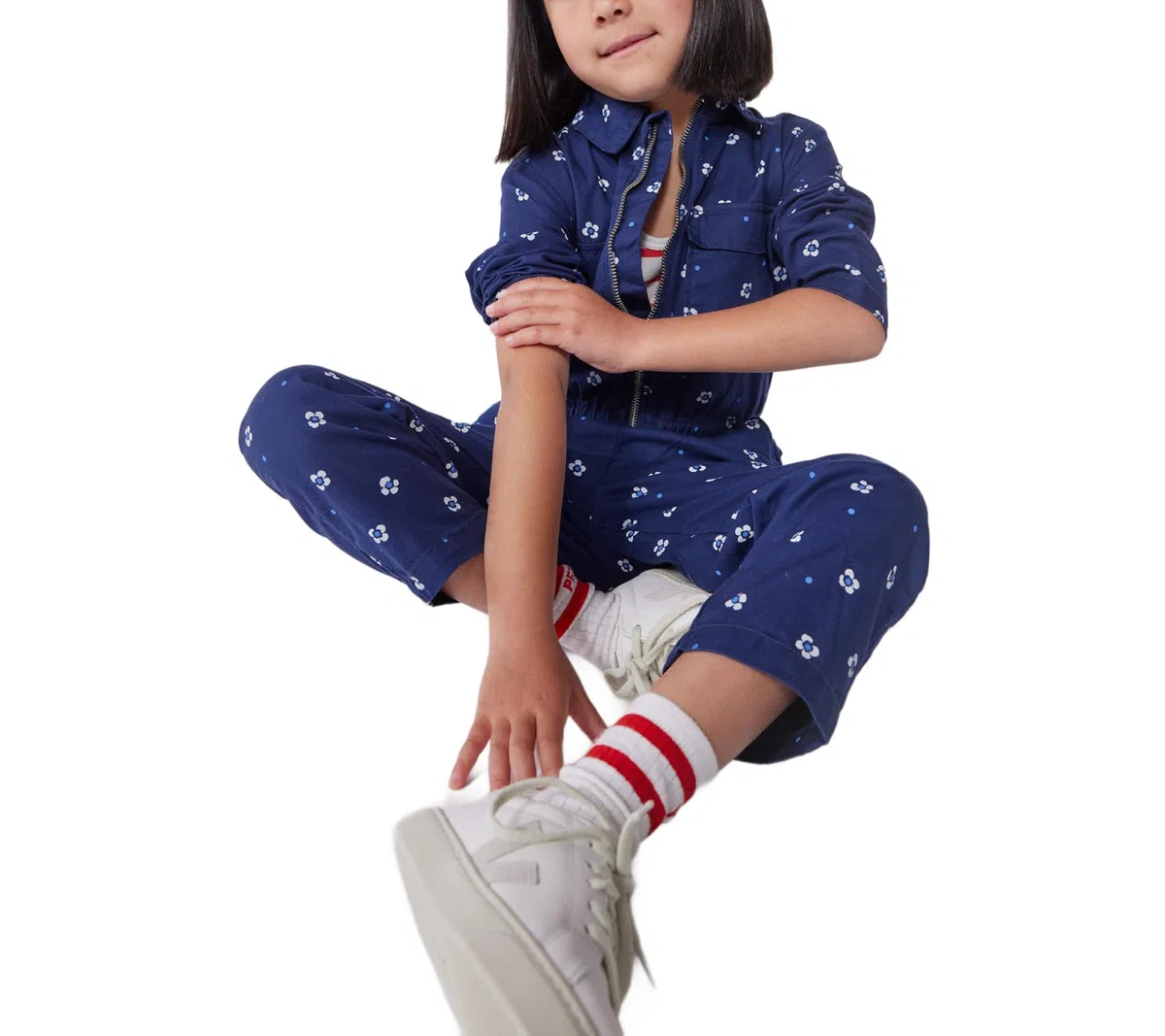 Petit Bateau Mädchen Langer Overall