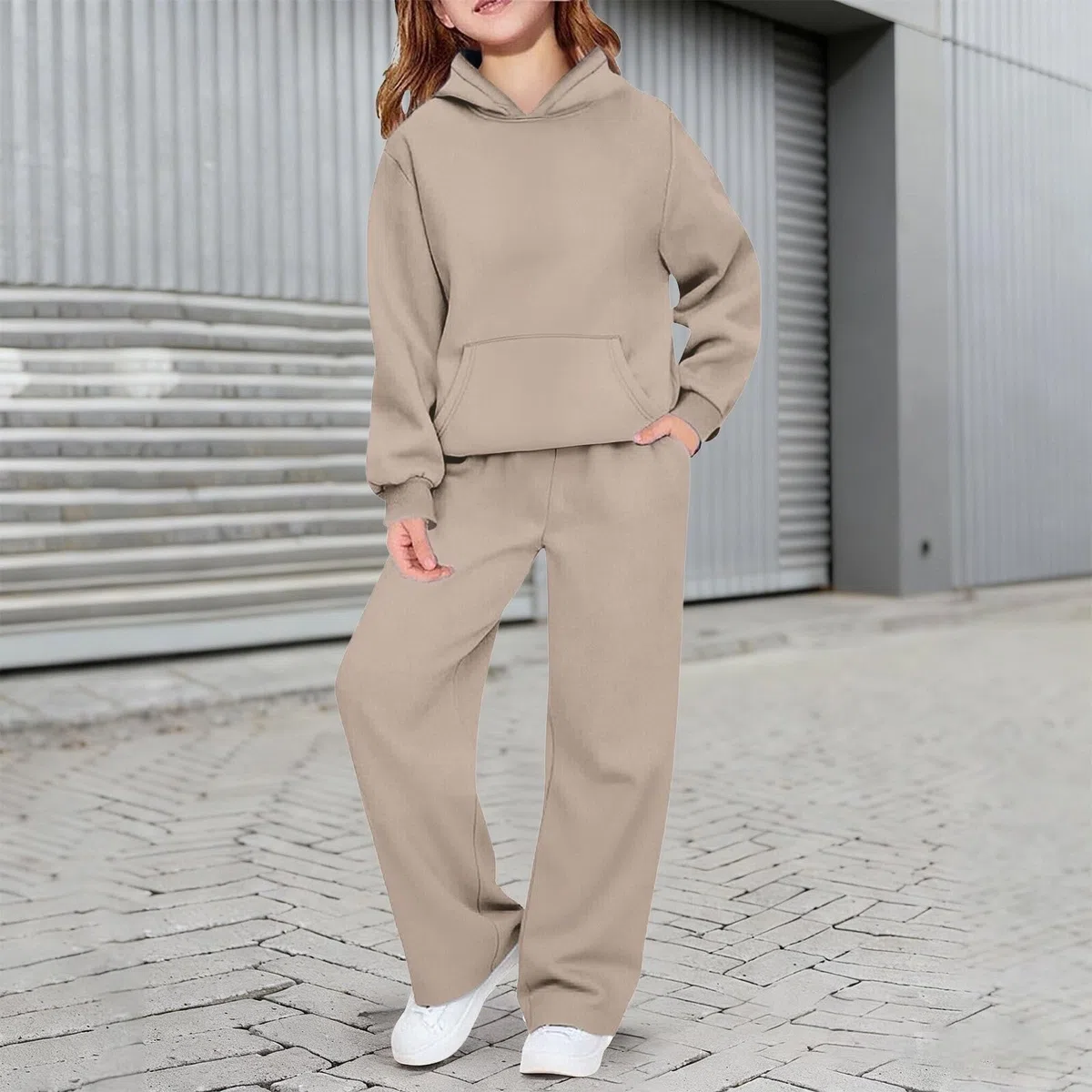 Jogginganzug Mädchen Trainingsanzug Bekleidungsset 2tlg Sweatjacke & Jogginghose Kinder Sportanzug Freizeitanzug,Jogginganzug Mädchen 158,Weich und bequem