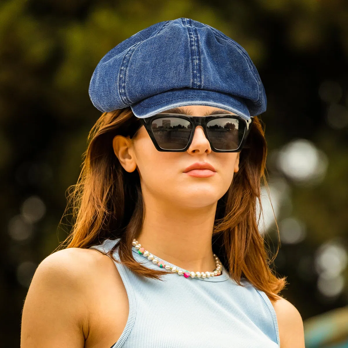 Perfeclan Damen Ballonmütze Schirmmütze Sommerhüte Kappe Barett Baskenmütze Newsboy Cap Vintage Maler Mütz Bakerboy Mütze Schiebermütze Cabbie-Mütze mit Schirm für Alle Jahreszeiten