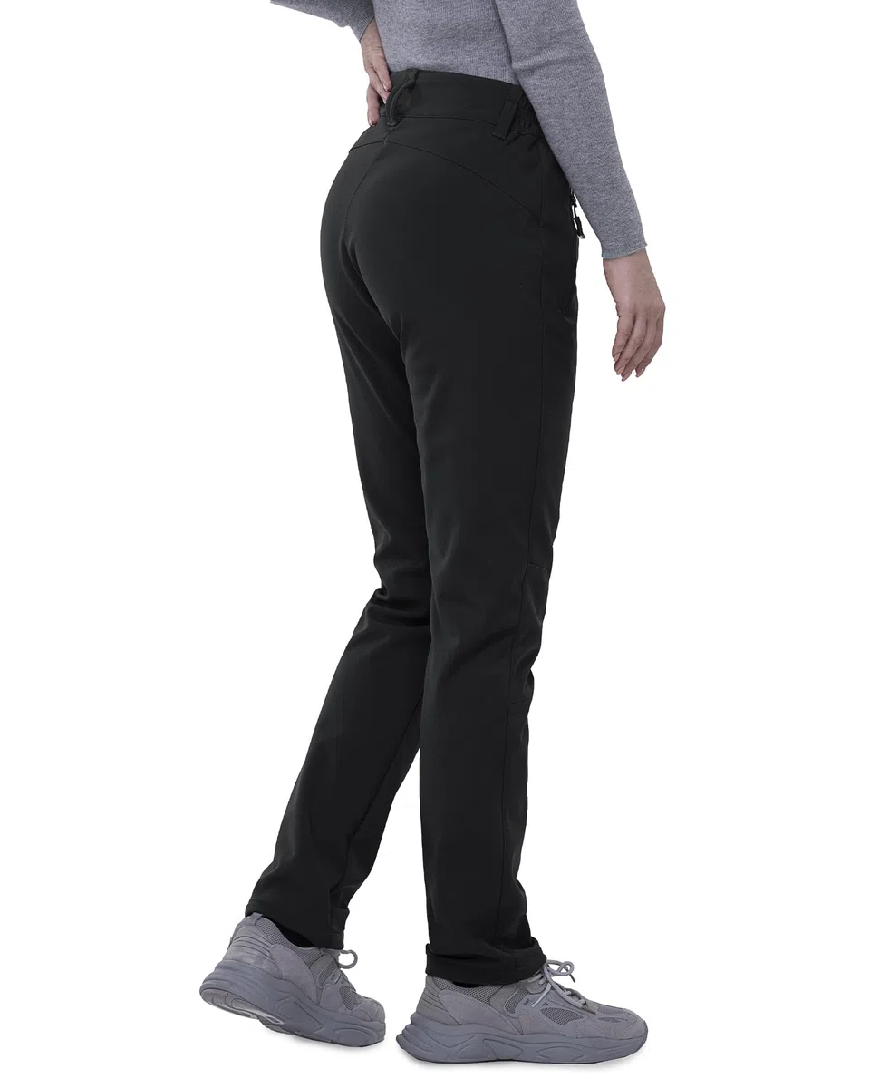 33,000ft Damen Wanderhose wasserdichte Winddichte Thermohose Softshellhose Outdoorhose Winter Skihose