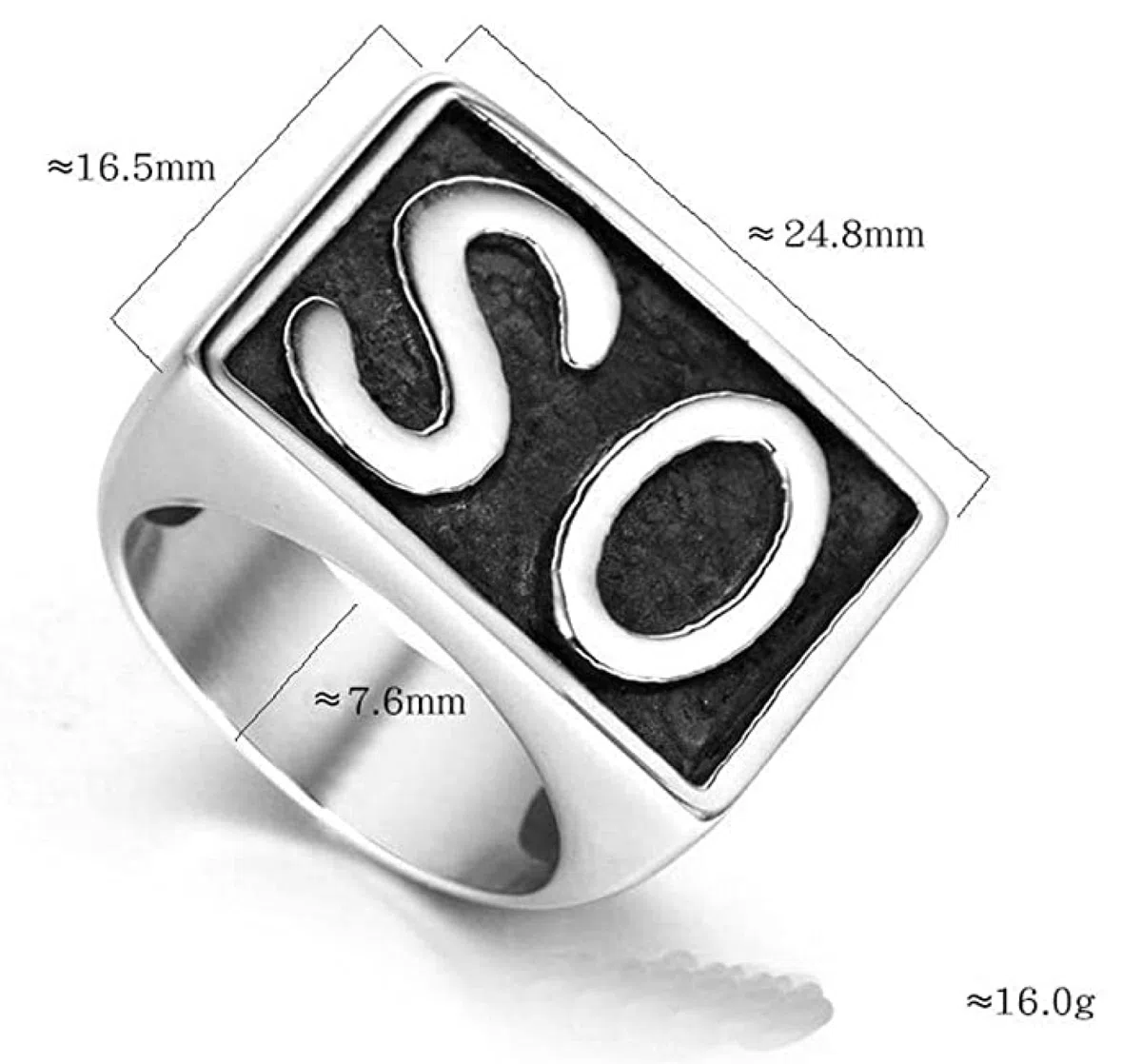 Ring 2 Stück/Set The Sons of Ringe Herren Rock Punk Cosplay Kostüm Motorrad Ring Finger