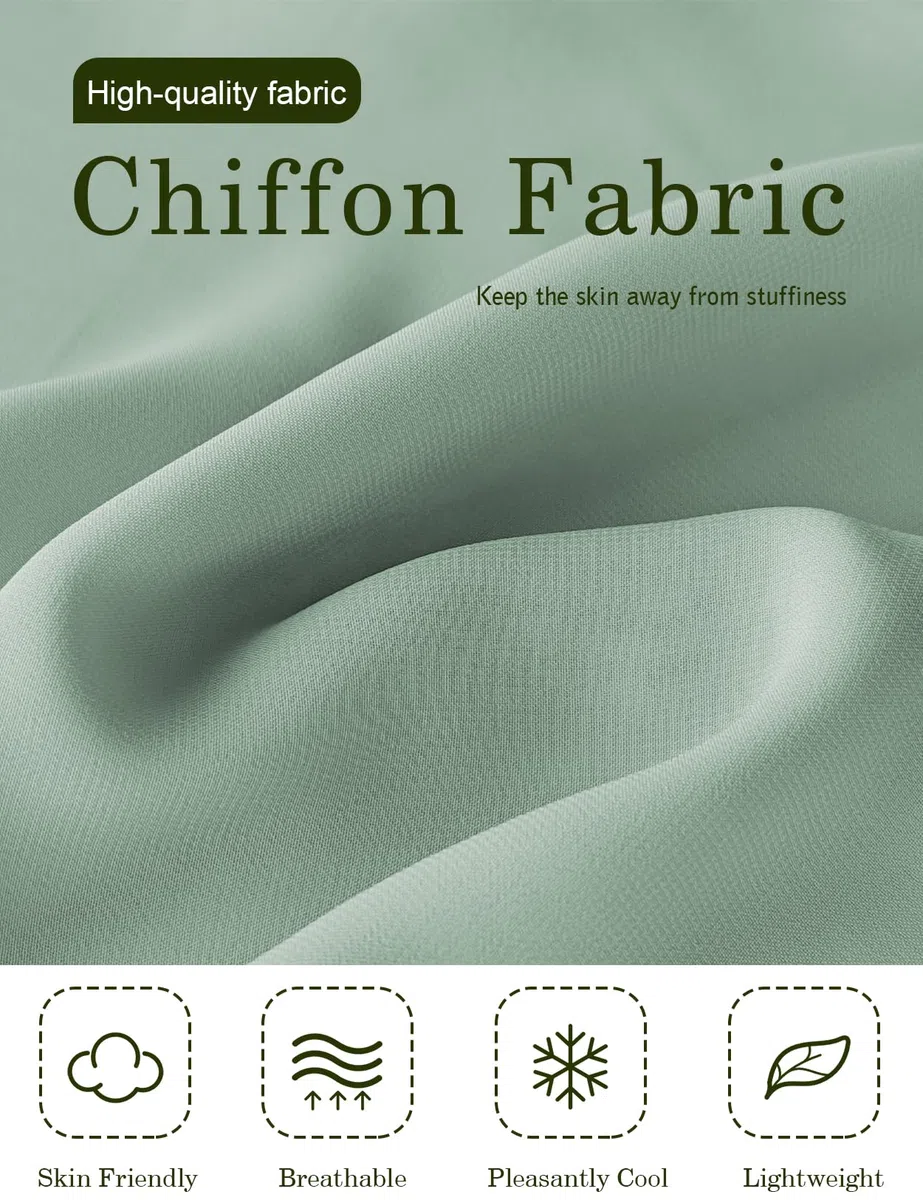 BEAUTELICATE Chiffon Schal Stola Damen Festlich Elegante Tücher Schultertuch Stola für Abendkleider Braut Festlich Sommer Hochzeits