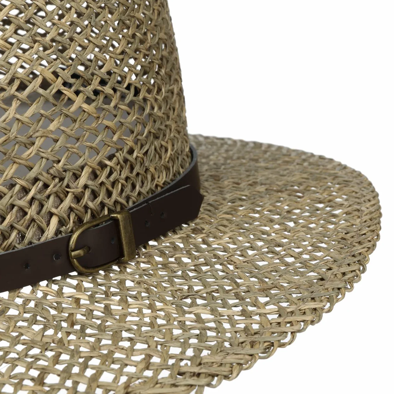 Lipodo Farmer Strohhut Krempenbreite 7 cm Sonnenschutz Herren Frühjahrs Sommer