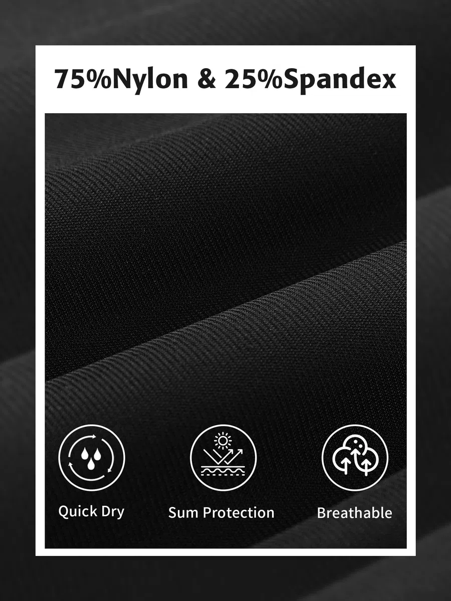 Attraco Damen Badeshorts Bauchweg Schwimmen Kurzarm Boardshorts Badehose Schnell Trocknend Bikini Shorts High Waisted UPF50+ UV Schutz Yoga Leggings
