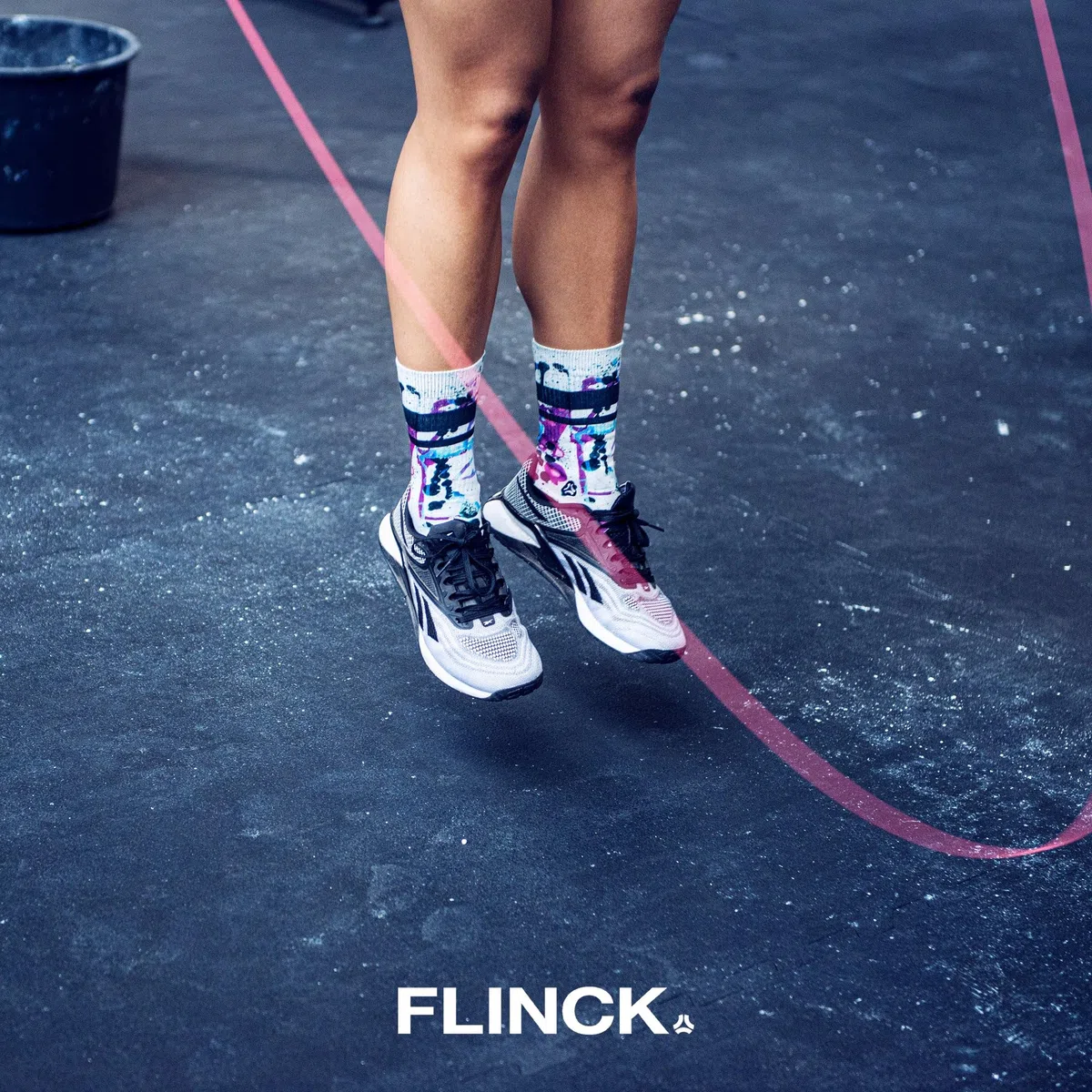 FLINCK Irezumi Sportsocken – Nahtlos & Atmungsaktiv | Für Fitness & Radfahren | Unisex | 1 Paar