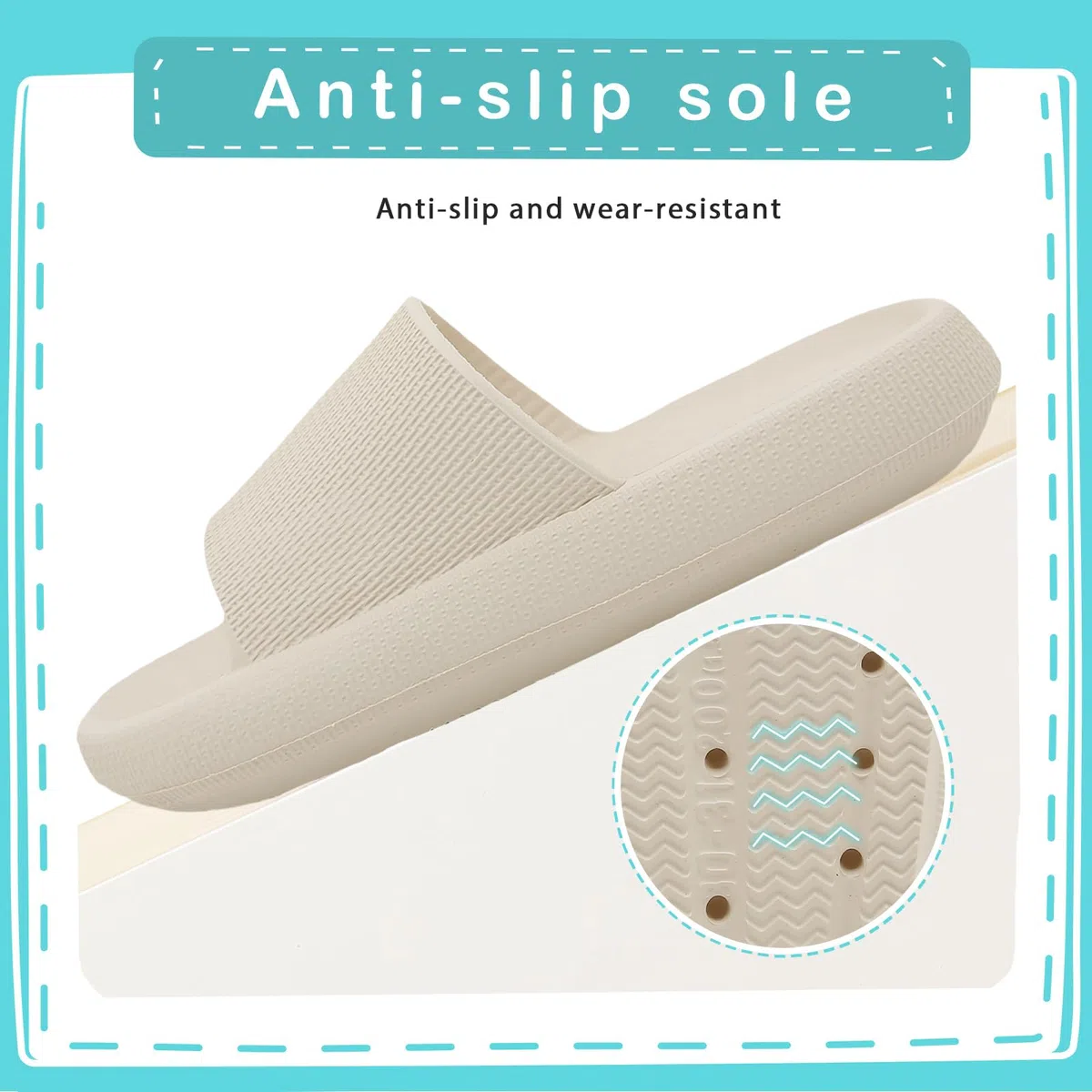 Cozislides Kinder-Badeschuhe | rutschfest & schnelltrocknend | 3,5 cm Eva-Sohle | Sommer, Strand, Badezimmer, Pool