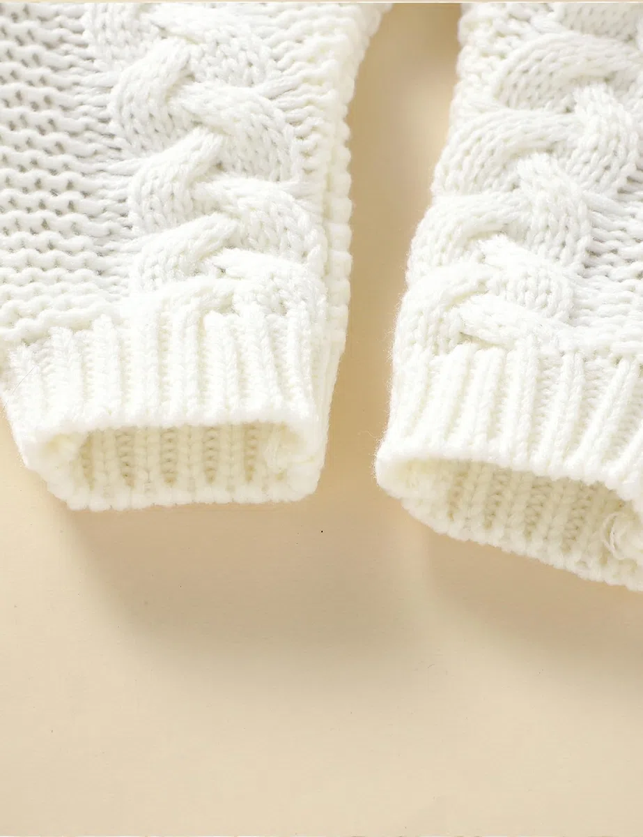 Haokaini Neugeborenes Baby Ohr Kapuze Gestrickte Strampler Overall Winter wärmer Schneeanzug für Jungen Mädchen