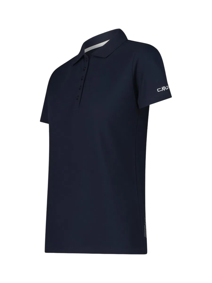 CMP Damen Outdoor Polo Shirt aus Piqué mit Dry Function | atmungsaktiv, schnelltrocknend & mit UV-Schutz. Sportlich-elegant, für Stadt & Outdoor, Trainingsshirt, Sport-Bekleidung