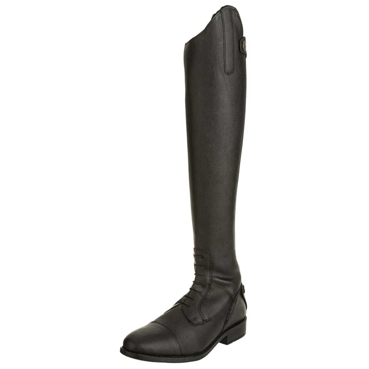RL24 - Winter Reitstiefel für Damen Calgary – warme Damenstiefel zum Reiten – Stiefel aus Kunstleder mit Teddyfell & Reißverschluss – Winterstiefel in schwarz – Größe 36-42