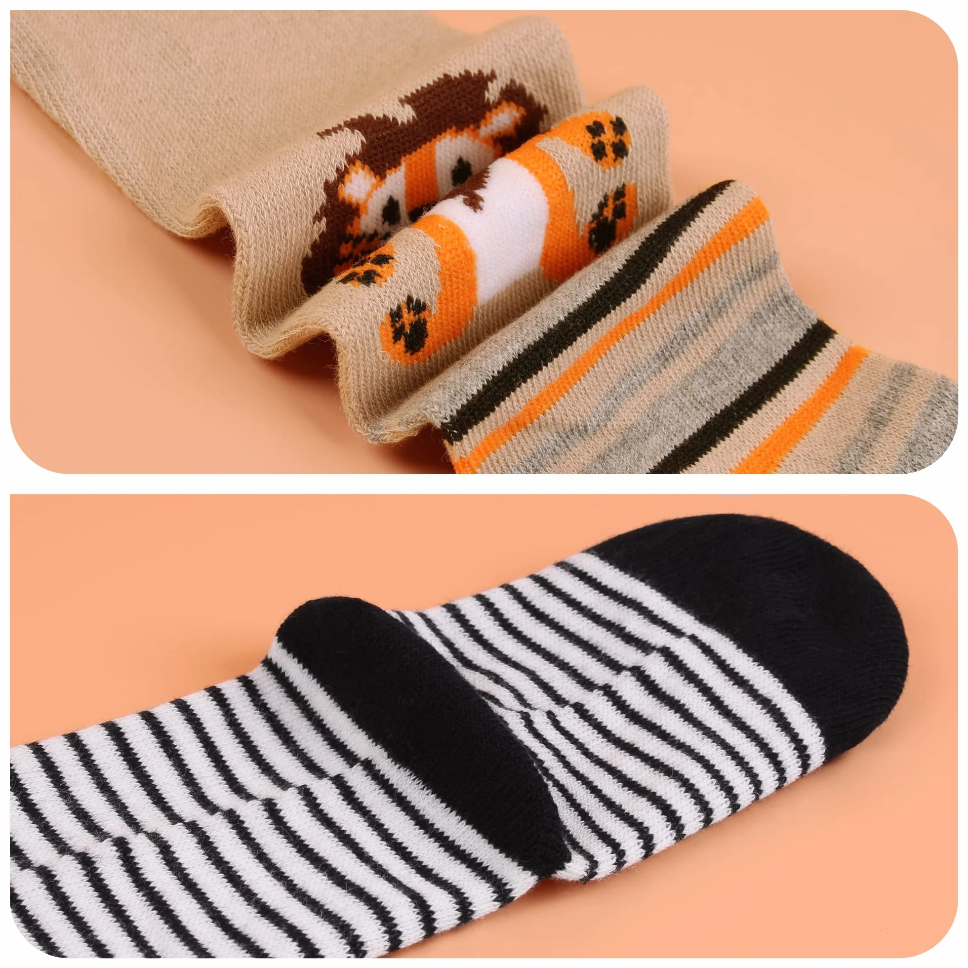 L&K-II 4er Pack Babystrumpfhose Strumpfhose für Baby Jungen mit Hund Löwen Affen Bären und Auto Motiv 2760