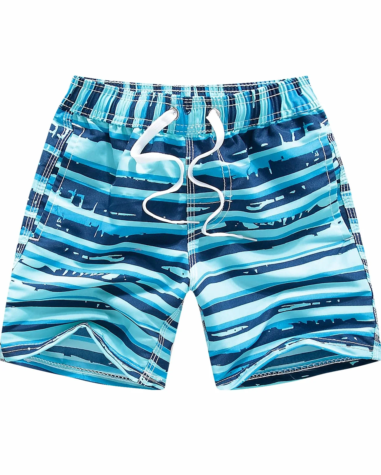 Domee Jungen Badehosen Badeshorts Schnelltrocknend Schwimmhose mit Netzfutter Verstellbarer Kordelzug