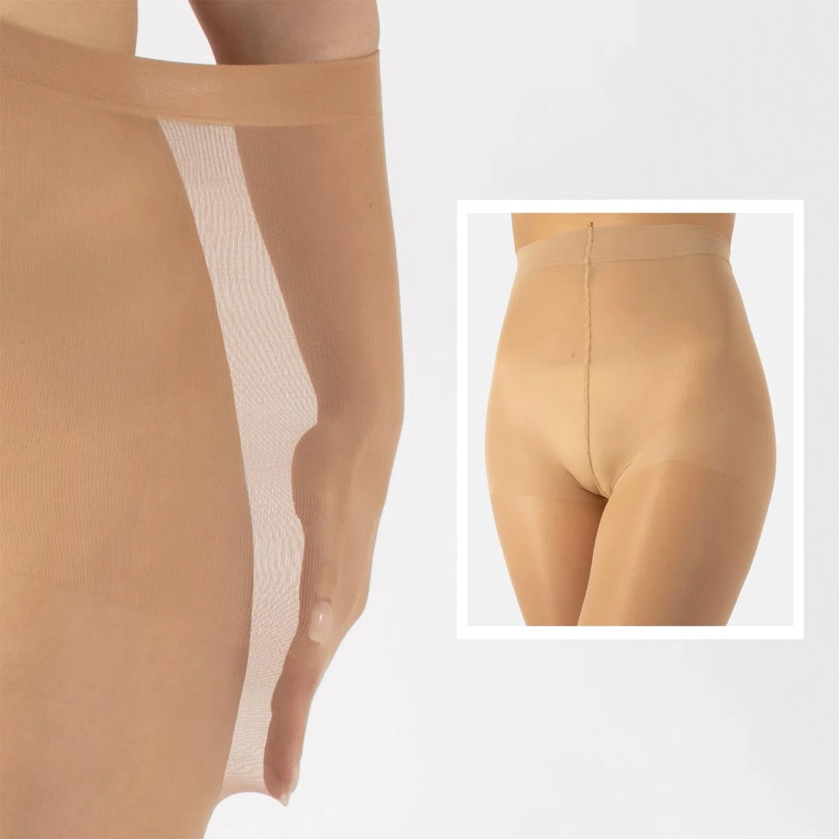 CALZITALY Stützstrumpfhose mit starker Kompression 10 mm/Hg, Feine Kompressionsstrumpfhosen Damen, S, M, L, XL, XXL, 3XL, 4XL, 70 DEN, Made in Italy