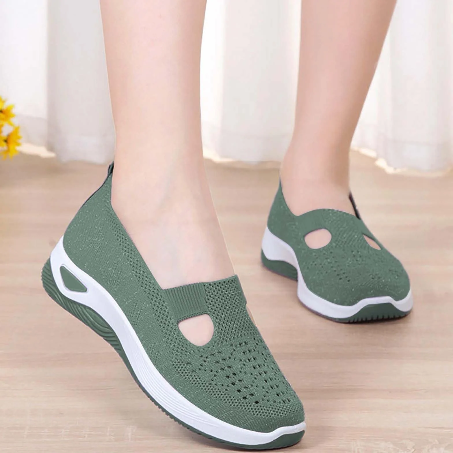 Orthopädische Schuhe Damen,Weite H Walkingschuhe Vermascht Sneaker Sommer Atmungsaktiv Memory Schaum Krankenschwester Sportschuhe Sommerschuhe Bequeme Outdoor Turnschuhe Damen Laufschuhe